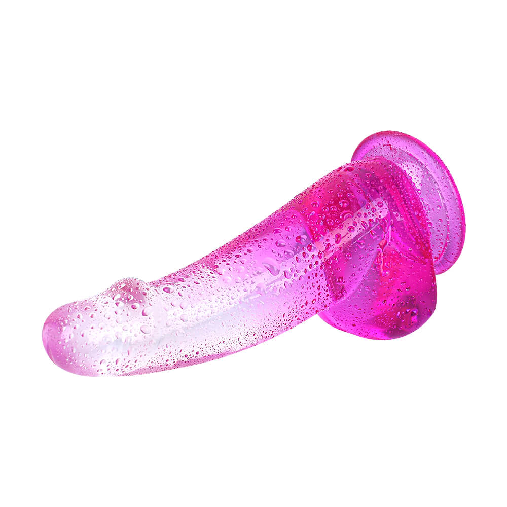 6 Inch Tpe Red Clear Dildo with Balls - Tarisss Sex Toy Store 6 Inch Tpe Red Clear Dildo with Balls - Tarisss Sex Toy Store