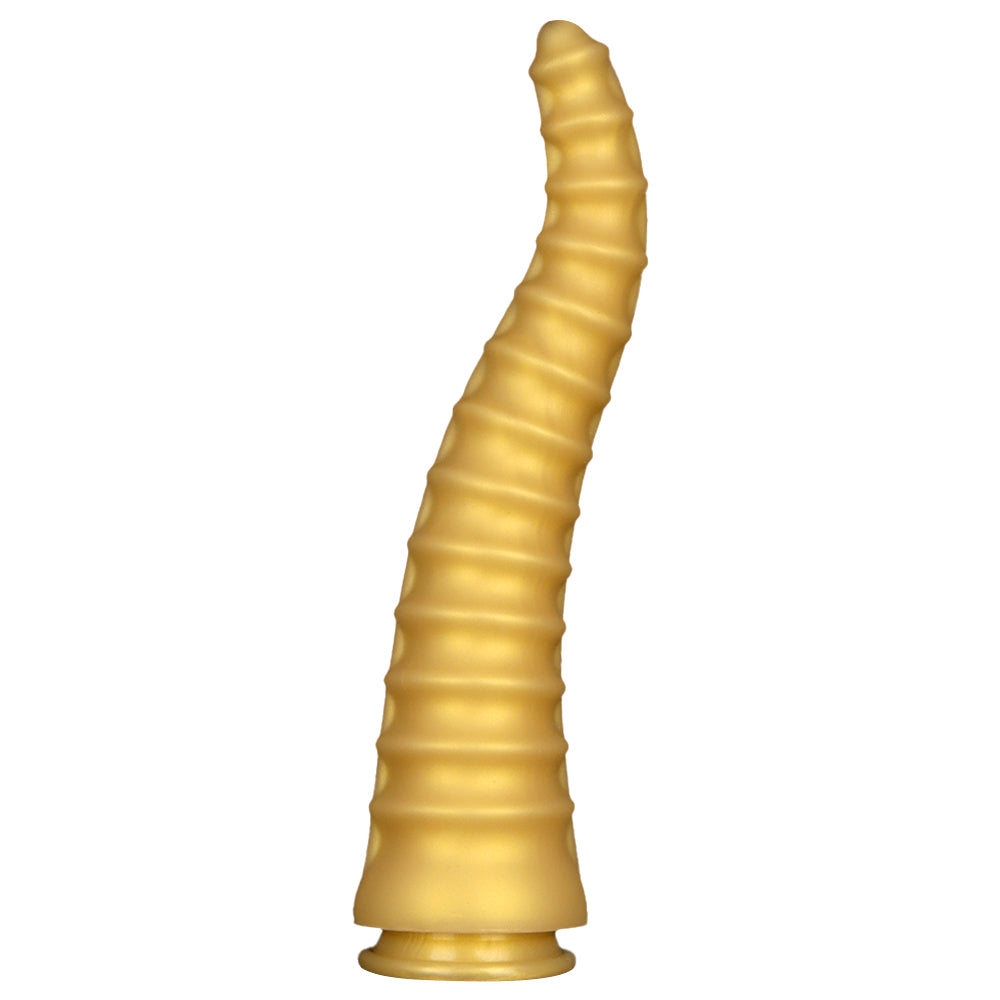 Maparon octo 16 inch silicone fantasy tentacle anal dildo on a white background.
