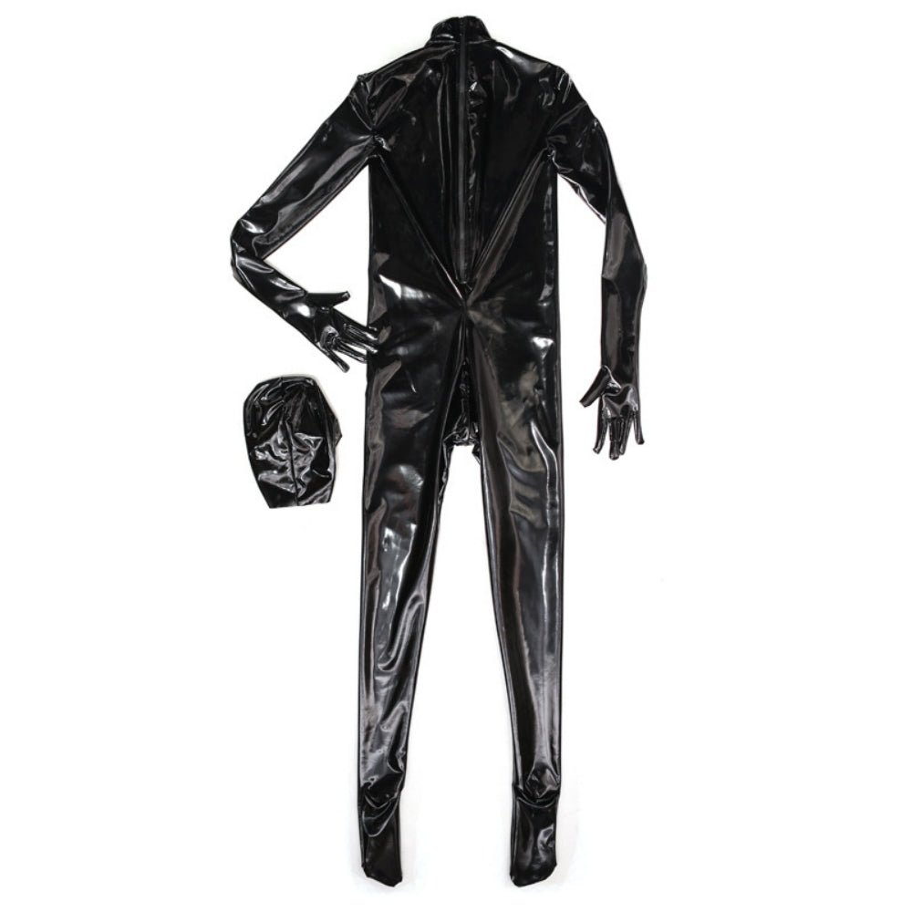 TaRiss's Latex Black Bodysuit for BDSM Role Play Sex Game - Tarisss Sex Toy Store TaRiss's Latex Black Bodysuit for BDSM Role Play Sex Game - Tarisss Sex Toy Store