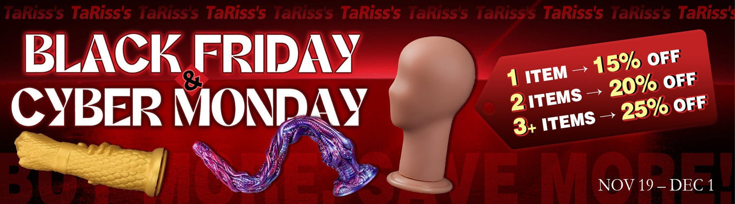 Black Friday Mega Sale: Enjoy Up to 25% OFF at Tarisss - Tarisss Sex Toy Store
