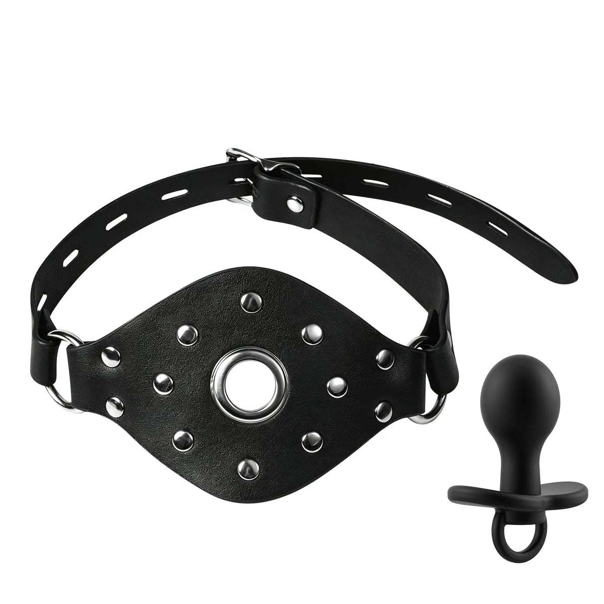 Inflatable Pacifier Gag – Adjustable Adult Mouth Plug with Air Pump for BDSM Roleplay Tarisss Sex Toy Store