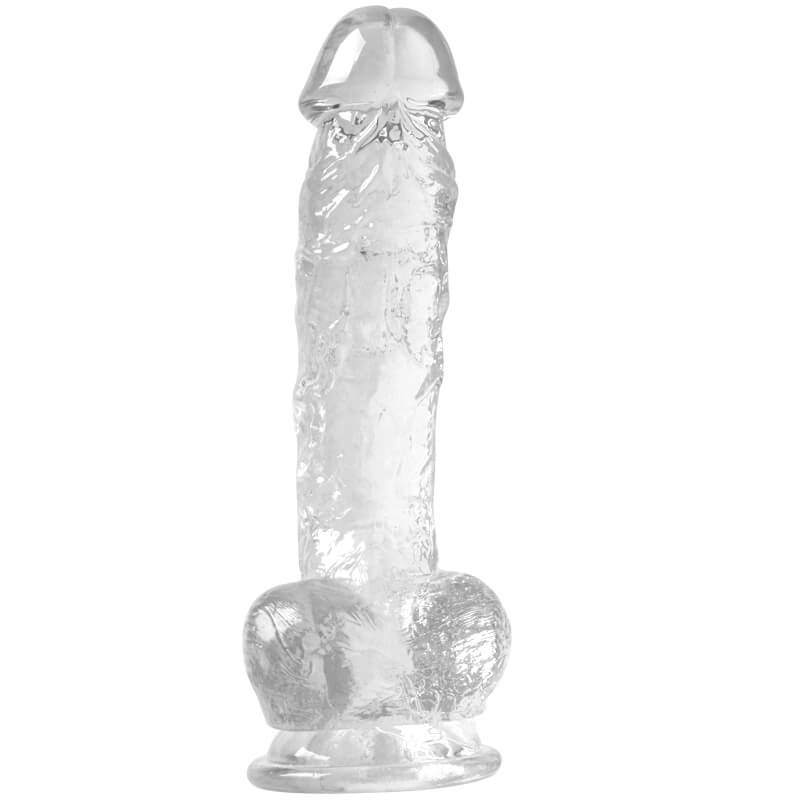 13 Inch Clear Dildo with Big Balls - Tarisss Sex Toy Store
