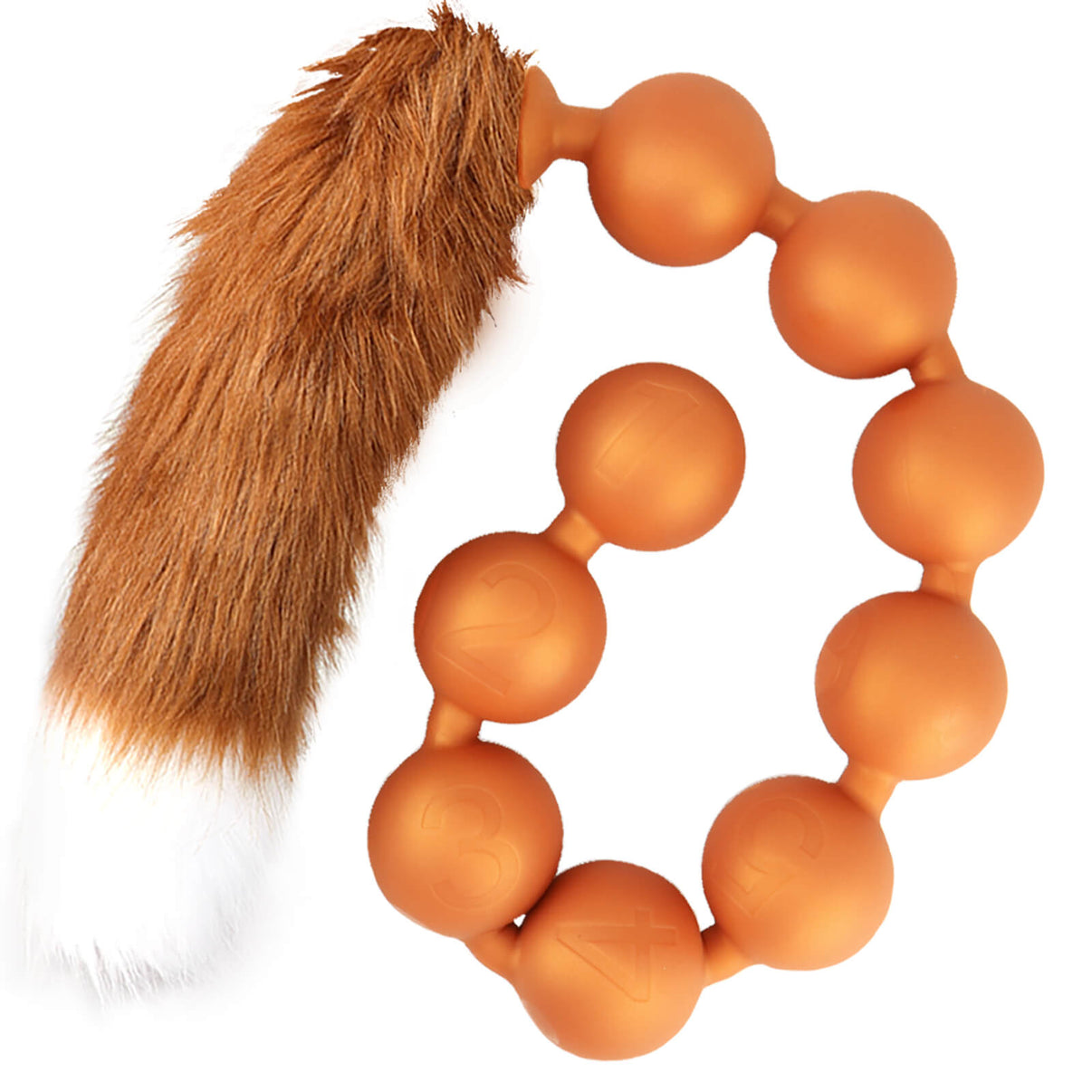 25 Inch Cosplay Huge Anal Bead with Tail - Tarisss Sex Toy Store