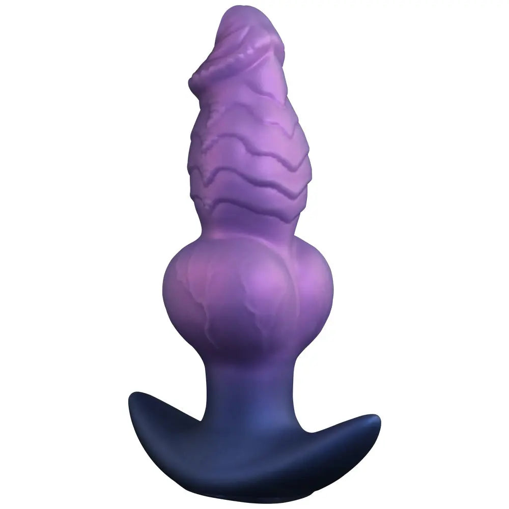Wearable Purple & Blue Anal Plug – Soft Silicone Butt Plug for Comfortable Long-Term Wear Tarisss Sex Toy Store