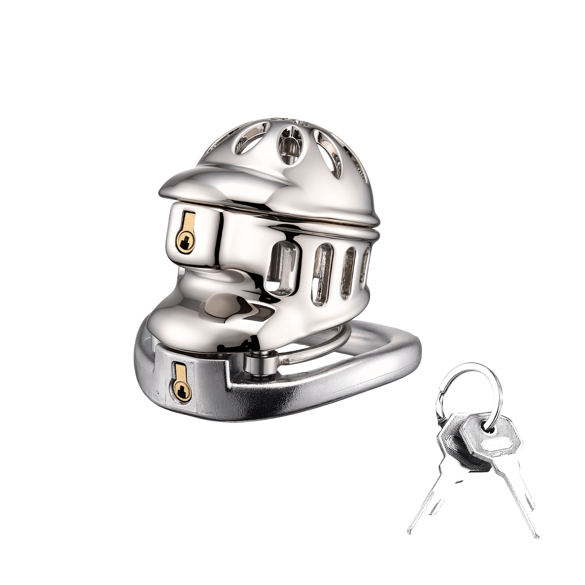 Stainless Steel Male Chastity Cage Set with Interchangeable Rings & Urethral Plug Tarisss Sex Toy Store