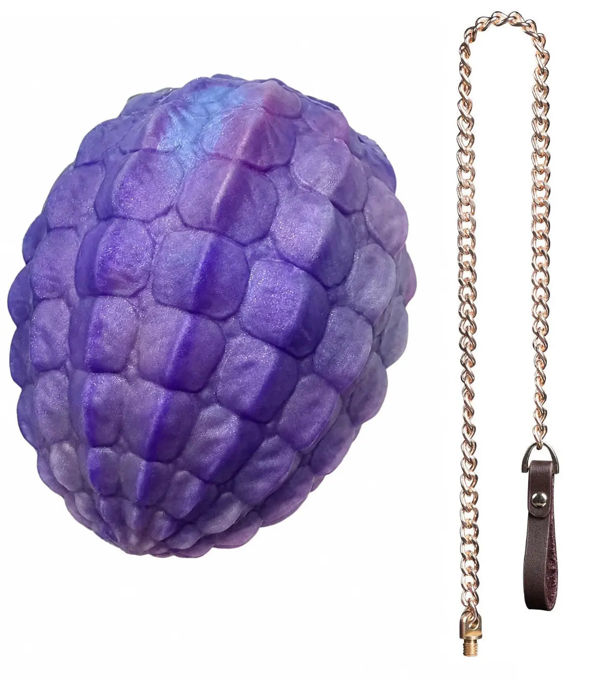 Scaled Egg Anal Plug – Fantasy Butt Plug with Armor-Inspired Texture Tarisss Sex Toy Store