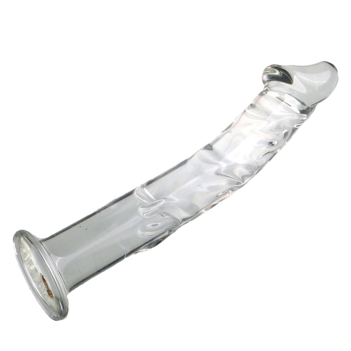 8 Inch Glass Clear Dildo with Suction Cup - Tarisss Sex Toy Store