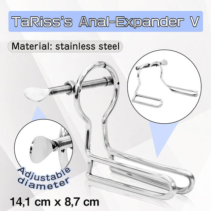 TaRiss’s Metal Anal Expander Stainless Steel Anal Dilator TaRiss's
