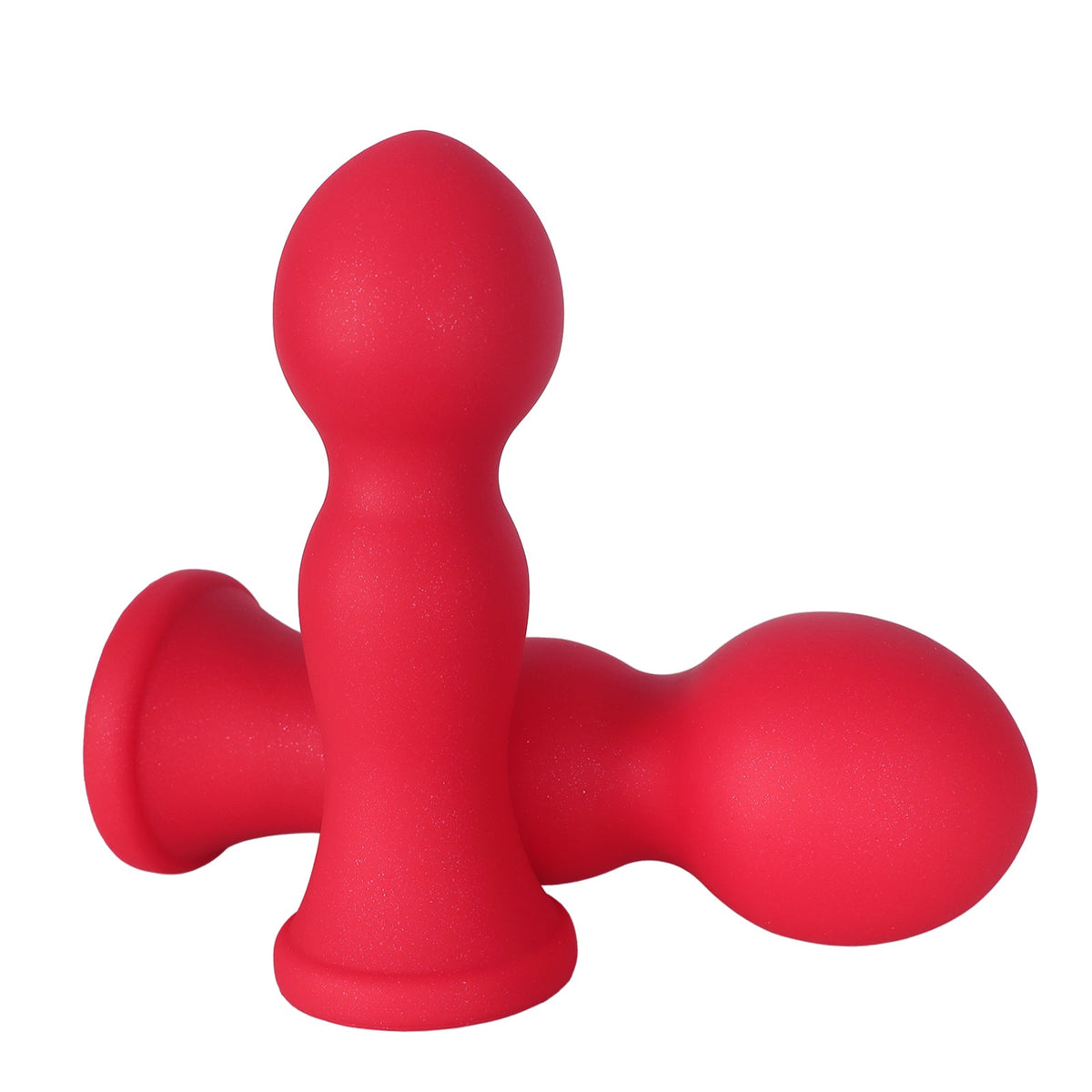 Double Bulb Silicone Anal Plug with Wide Base Graduated Thick Plug, S–XXL Sizes Tarisss Sex Toy Store