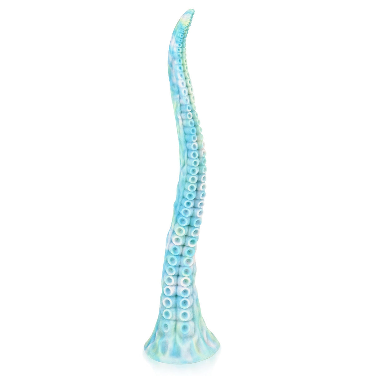 Curved Tentacle - Style Textured Silicone Dildo with Suction Cup Base - Tarisss Sex Toy Store