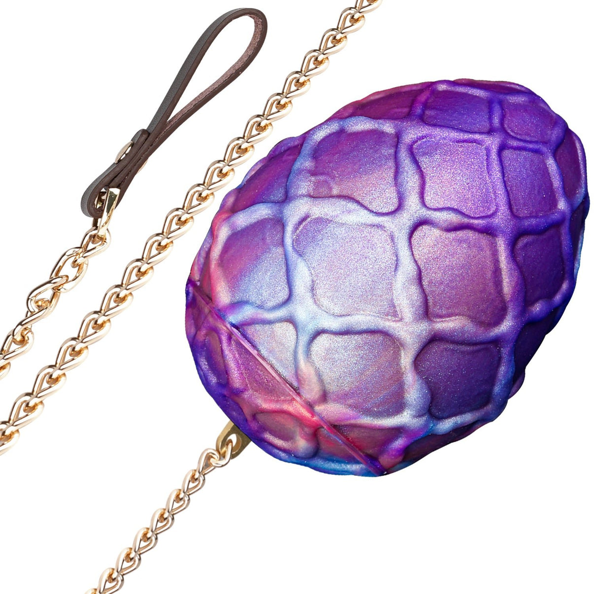 Dragon Egg Silicone Anal Plug with Detachable Metal Chain - Tarisss Sex Toy Store