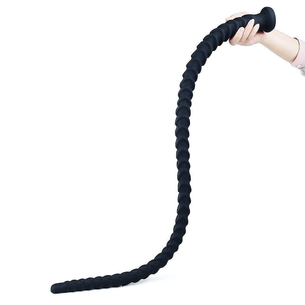 Extra Long Flexible Vibrating Silicone Wand with Remote Control - Tarisss Sex Toy Store