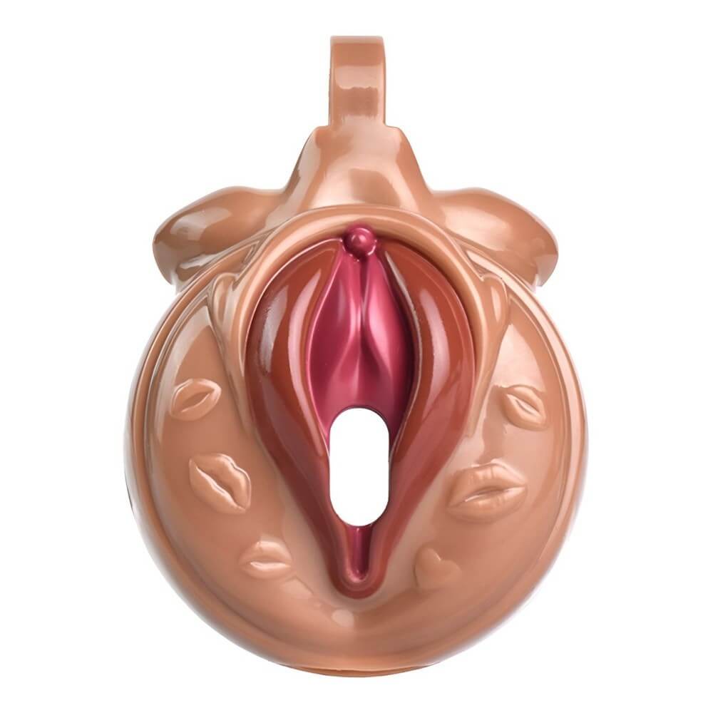 Flesh Resin Male Sissy Chastity Cage - Tarisss Sex Toy Store