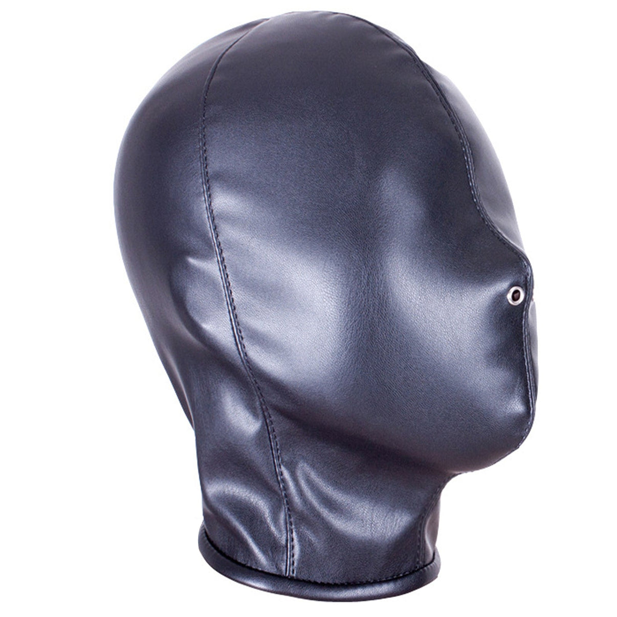 Full Coverage Black PU Hood - Tarisss Sex Toy Store