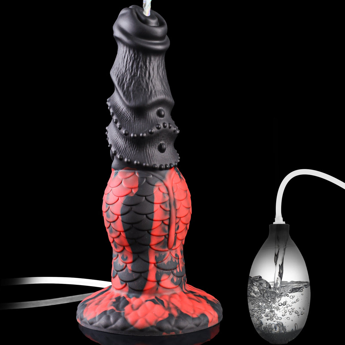 Inflatable Dragon Dildo with Suction Cup & Squirting Function - Tarisss Sex Toy Store