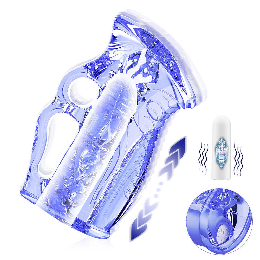 Male Masturbator with Bullet Vibrator - Tarisss Sex Toy Store