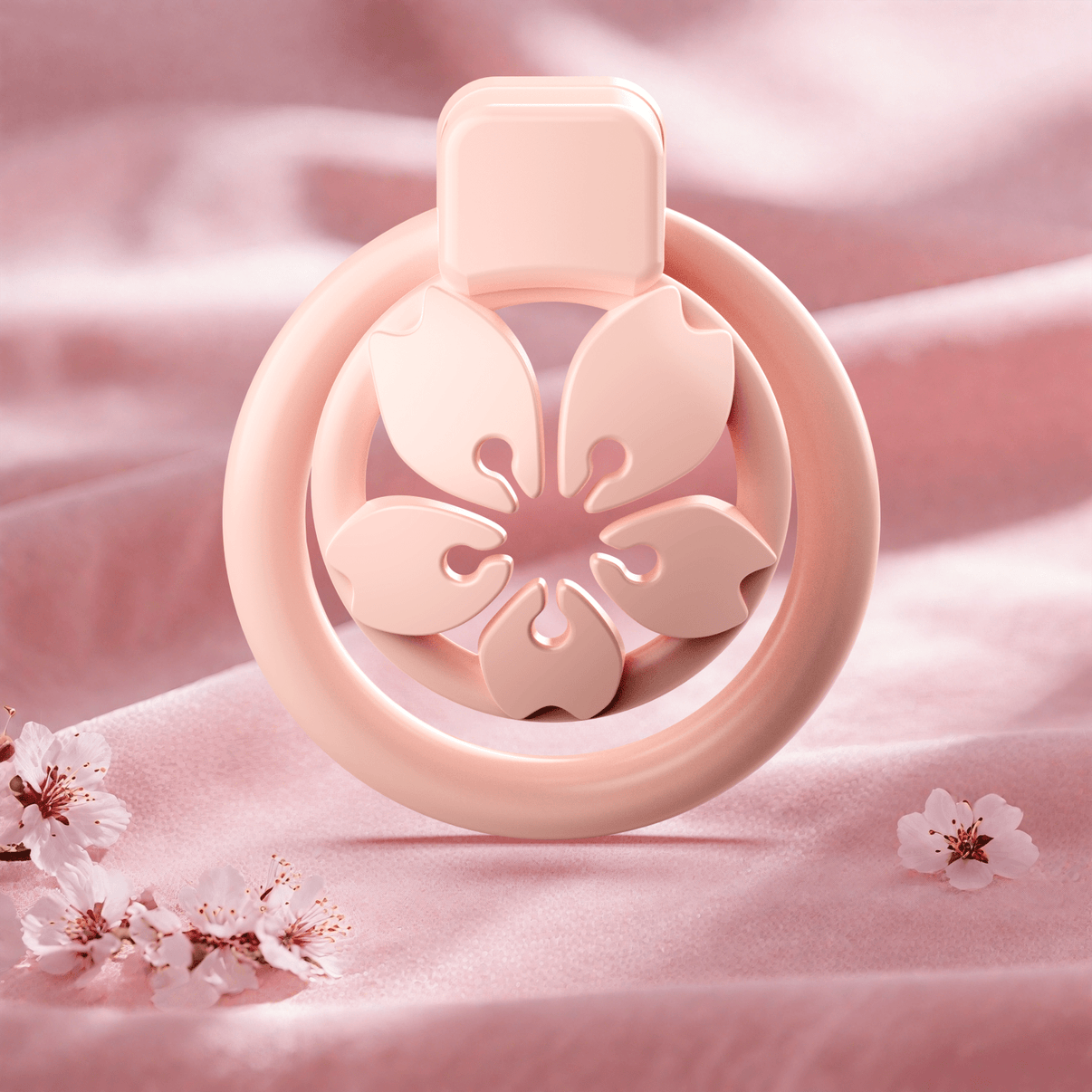 New Sakura - Style Silicone Male Chastity Cage - Tarisss Sex Toy Store