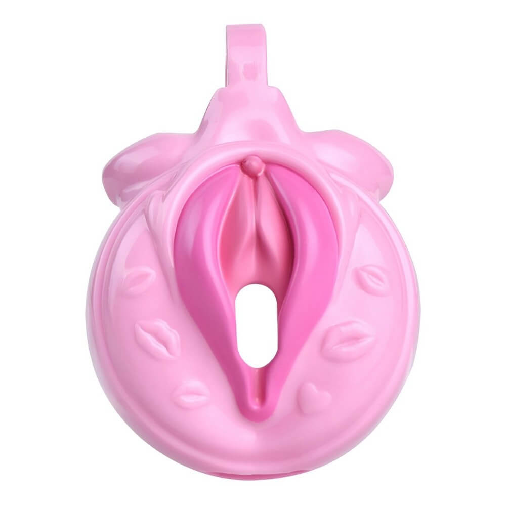Pink Resin Male Sissy Chastity Cage - Tarisss Sex Toy Store