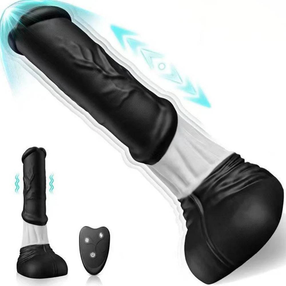 Powerful 11.8 Inch Thrusting Fantasy Horse 7 Frequency Vibrating Dildo - Tarisss Sex Toy Store