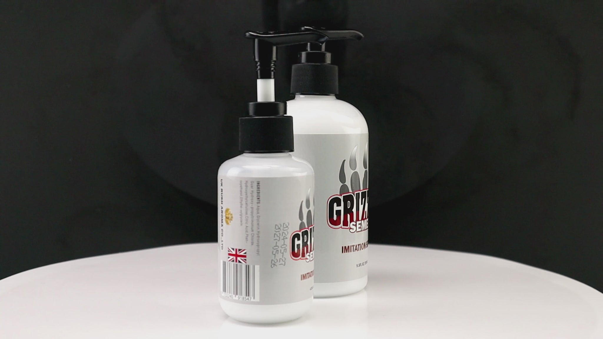 Grizzly lmitation semen water based lubricant video.