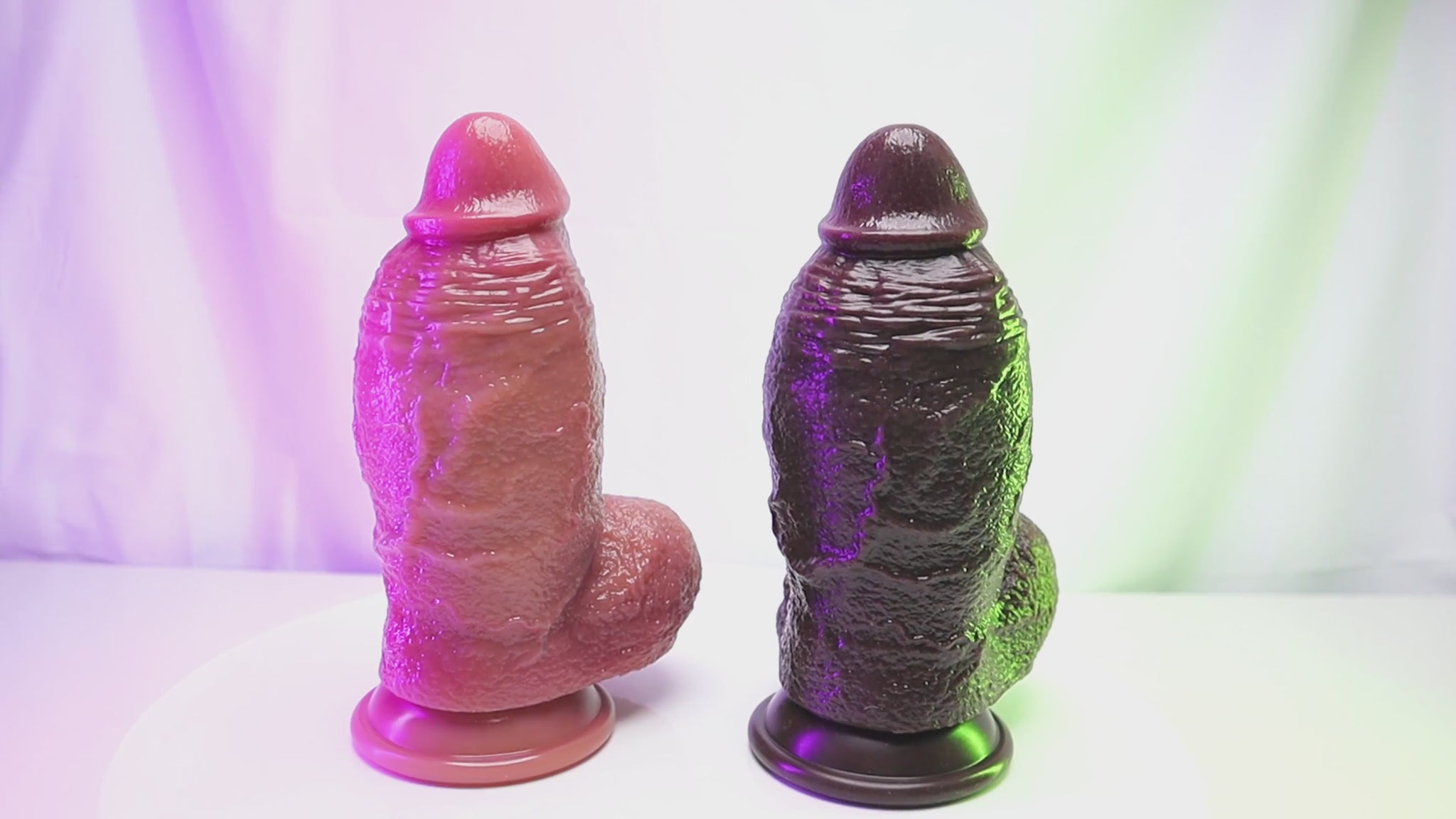 8 inch super thick realistic dual density dildo video.