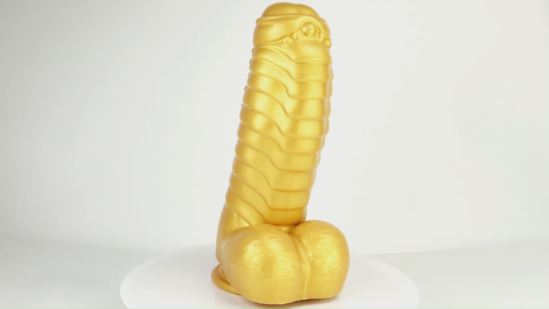 Video display of wild fury 12.2 inch fantasy caterpillar dildo.