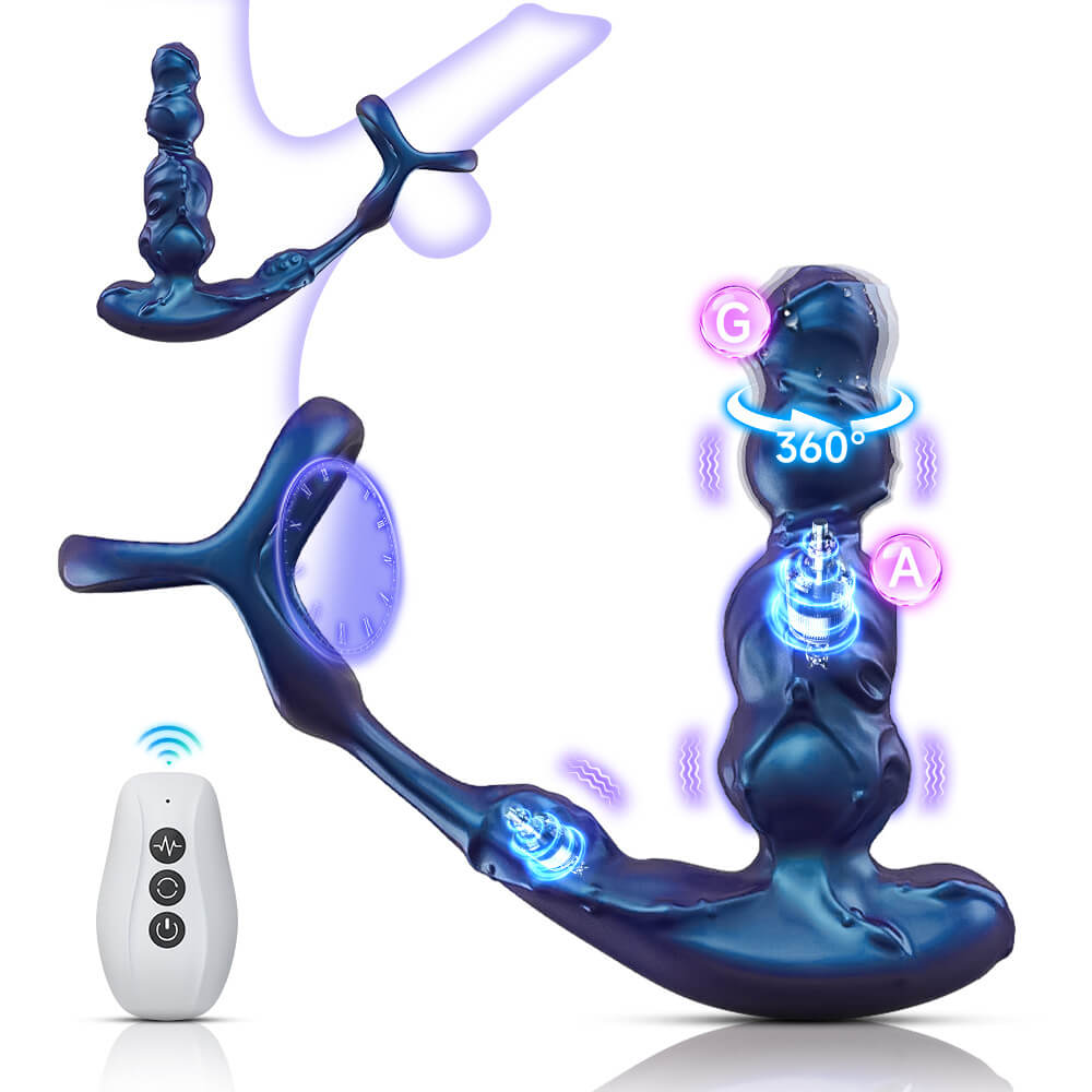 Prostate Massager with Cock Ring - Tarisss Sex Toy Store