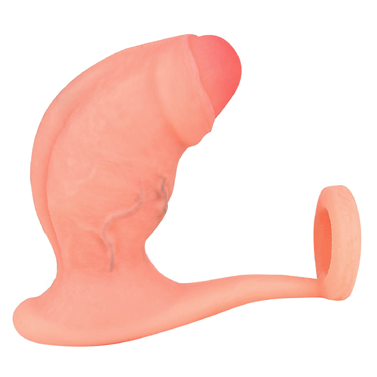 Realistic Silicone Dildo with Penis Ring - Tarisss Sex Toy Store