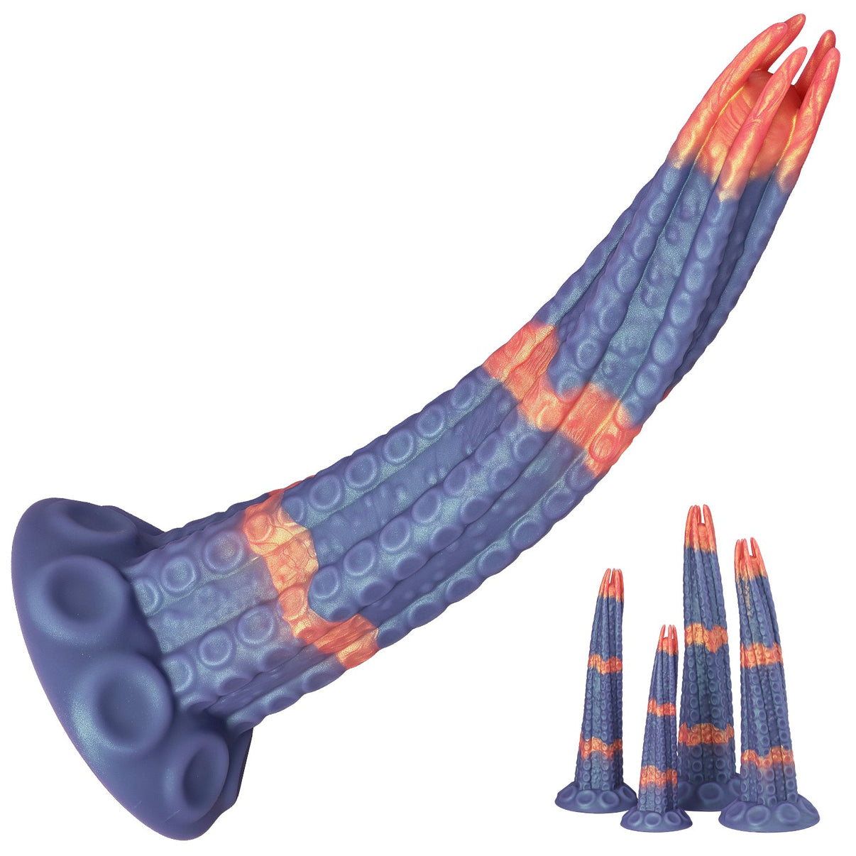 Realistic Textured Silicone Dildo with Strong Suction Base - Tarisss Sex Toy Store