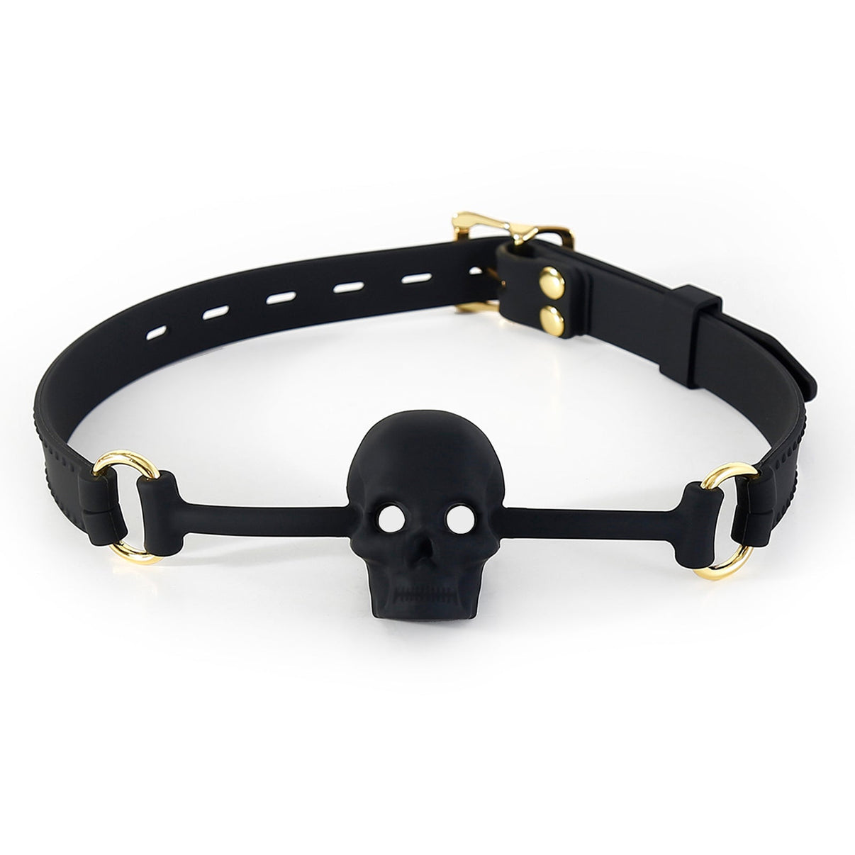 Skeletal Desire – Black Skull Gag - Tarisss Sex Toy Store