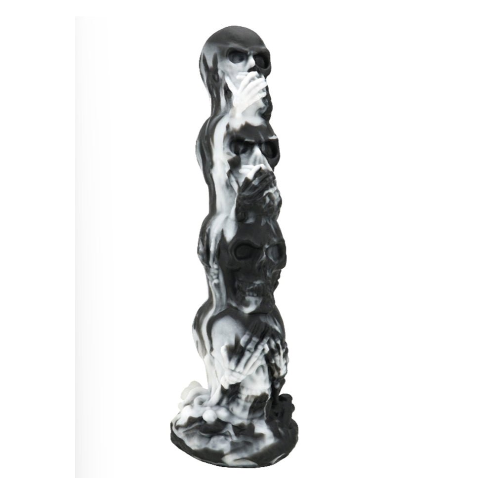 Skull - Themed Silicone Anal Plug with Suction Base - Tarisss Sex Toy Store