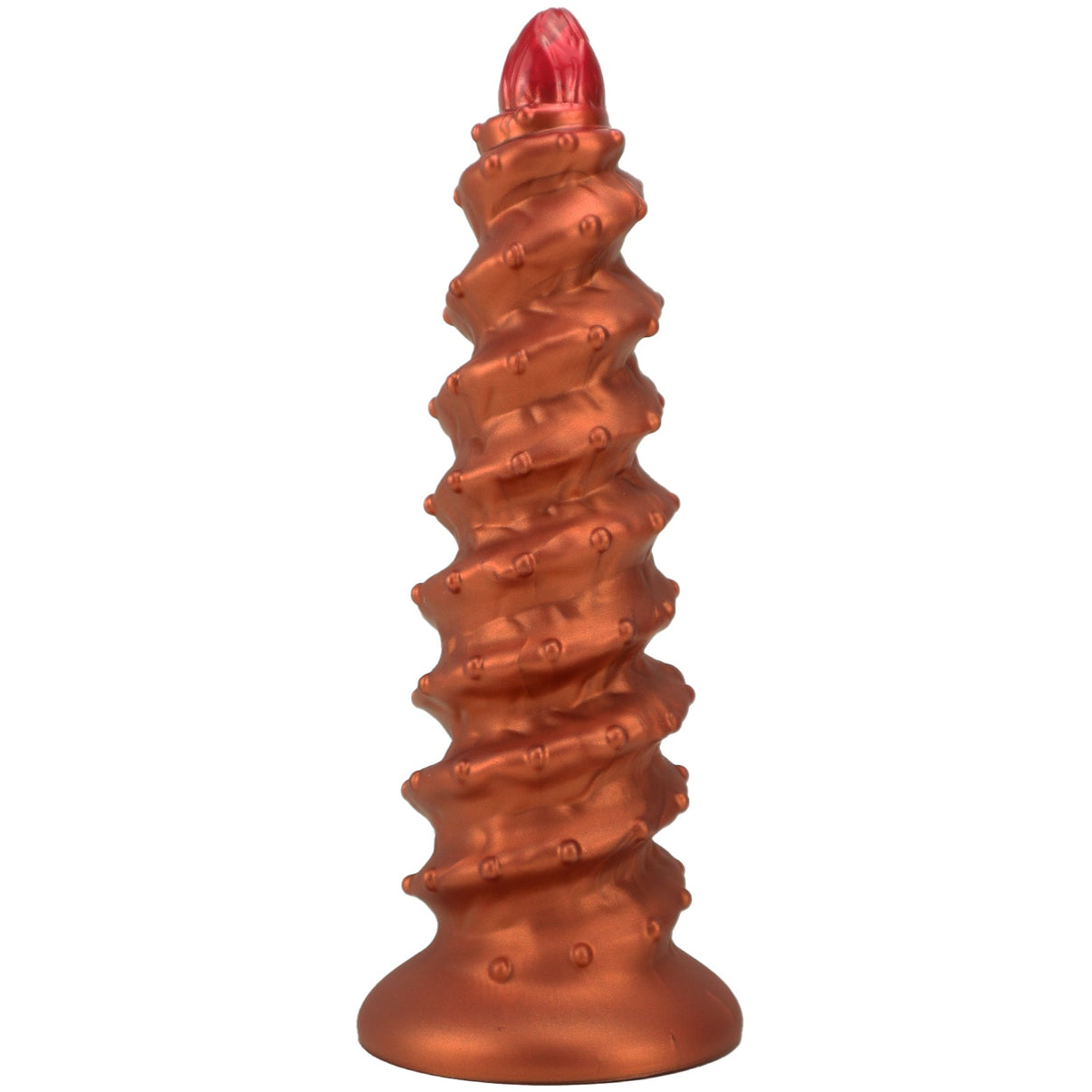 Spiral Textured Anal Plug with Suction Base - Tarisss Sex Toy Store