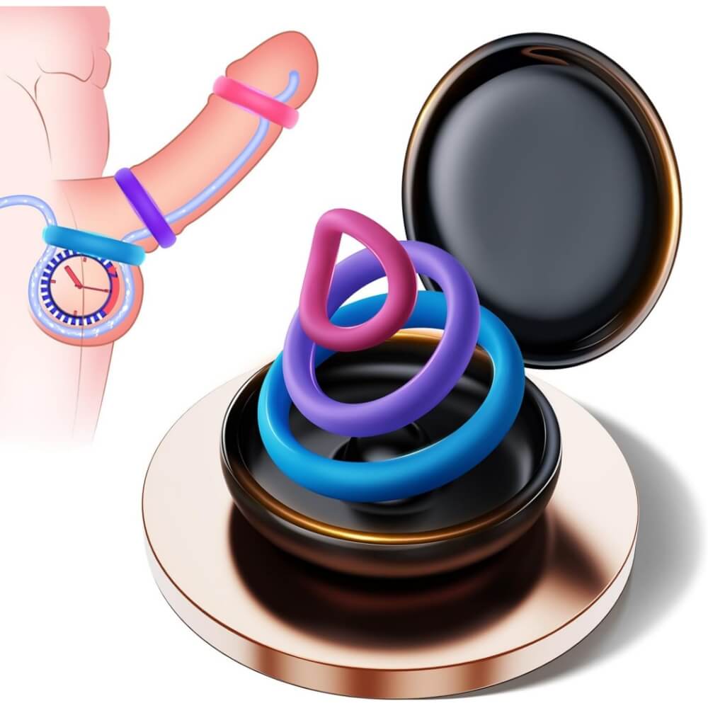 TaRiss's® Smart Silicone Penis Rings 3 - Piece Set - Tarisss Sex Toy Store