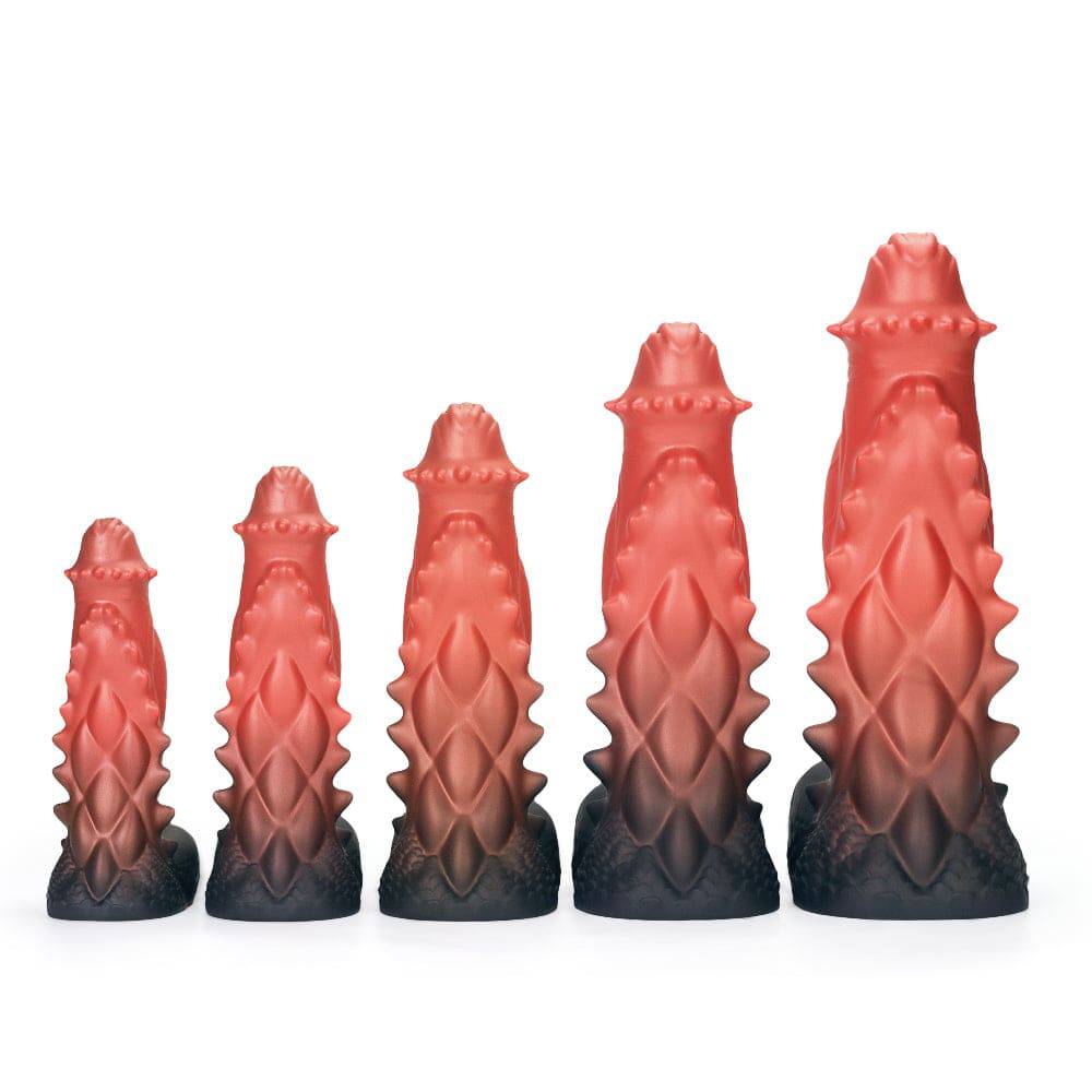 TaRiss's Smart Silicone Perfect Fit Dildo - Textured, Safe, with Suct   Tarisss Sex Toy Store