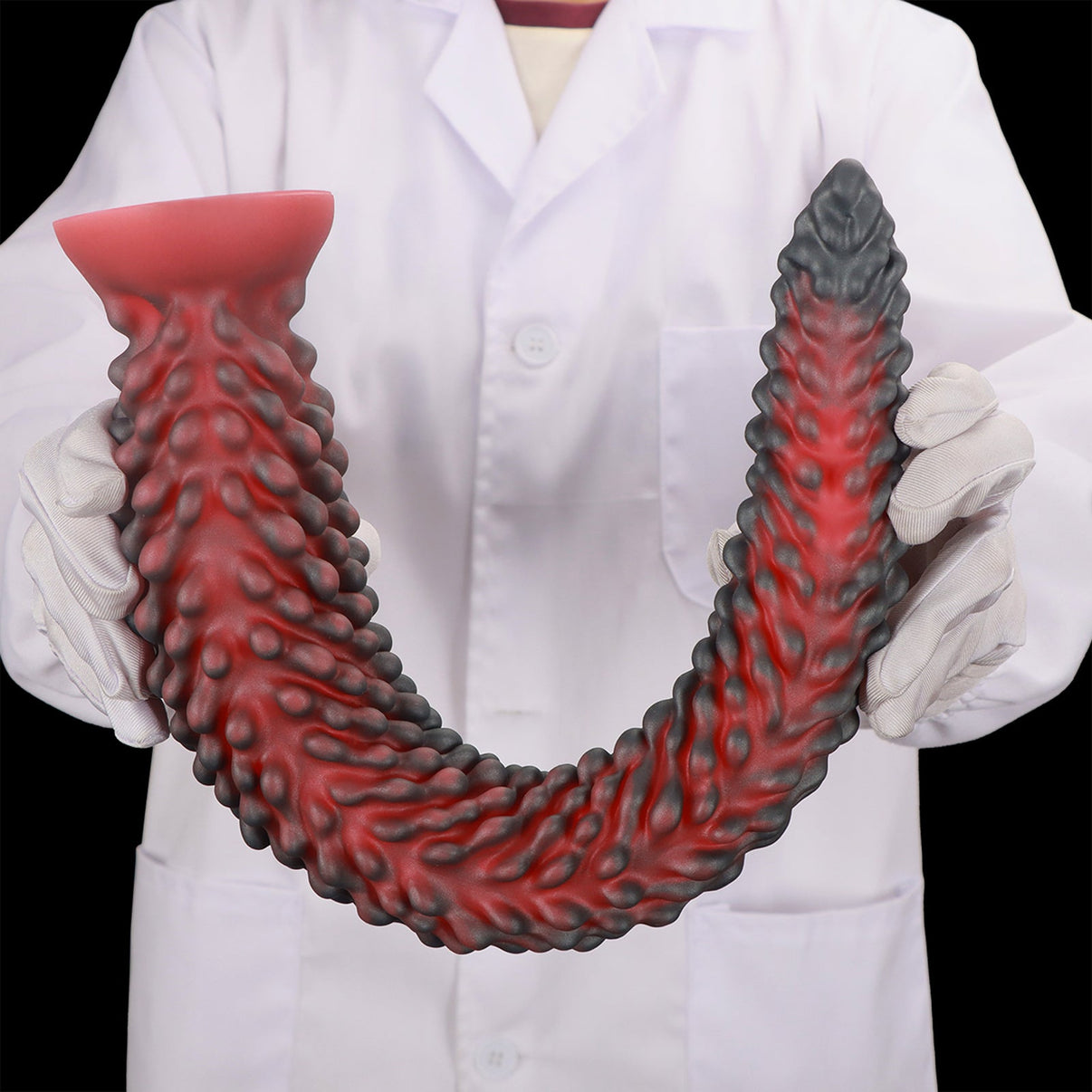 Textured Silicone Dildo with Suction Base - Tarisss Sex Toy Store