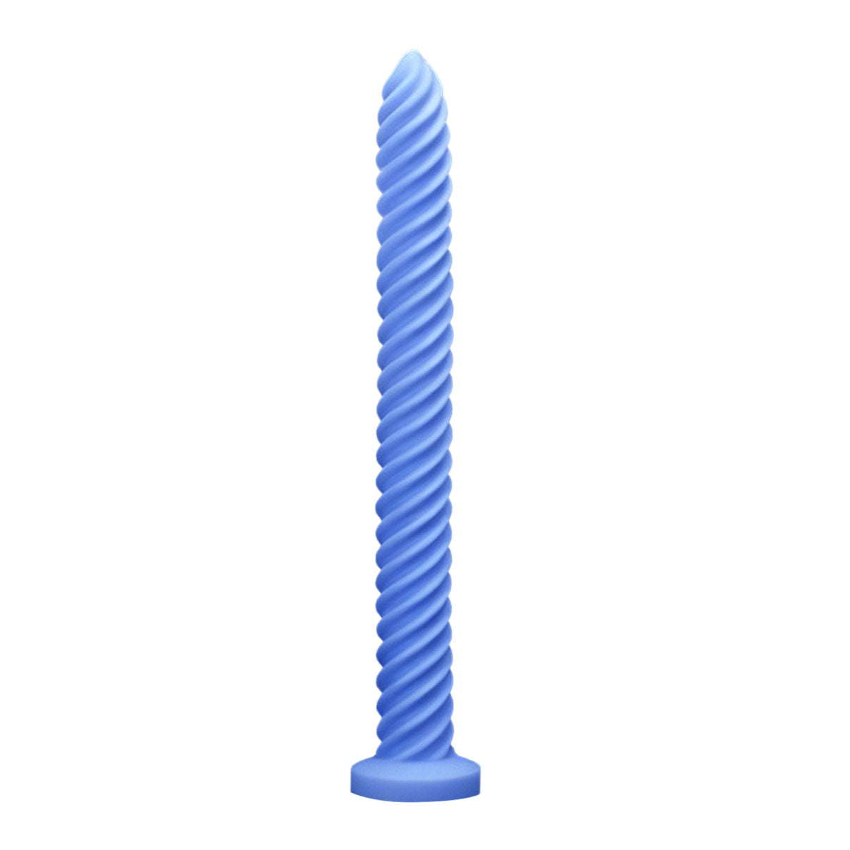 Twisted Spiral Silicone Dildo with Suction Base (S–XXL) - Tarisss Sex Toy Store