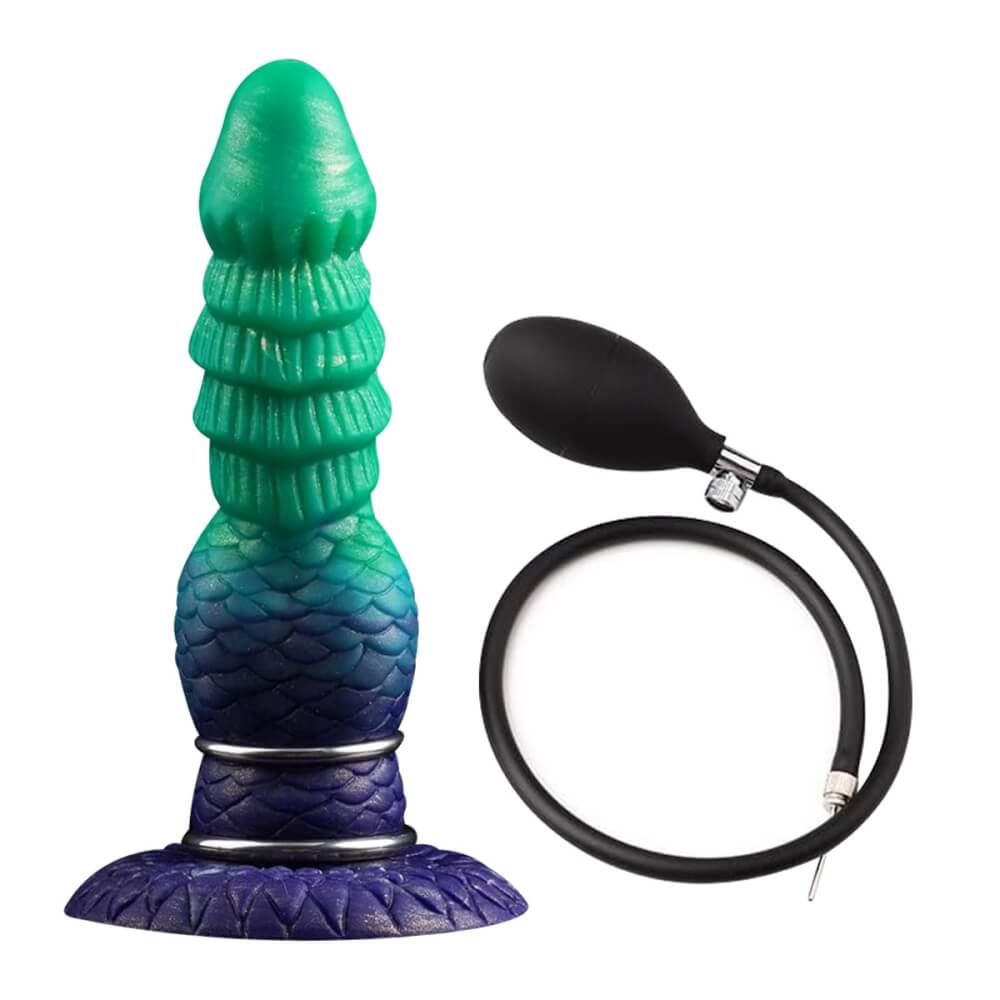 Venom 7 Inch Fantasy Monster Inflatable Knot Dildo - Tarisss Sex Toy Store