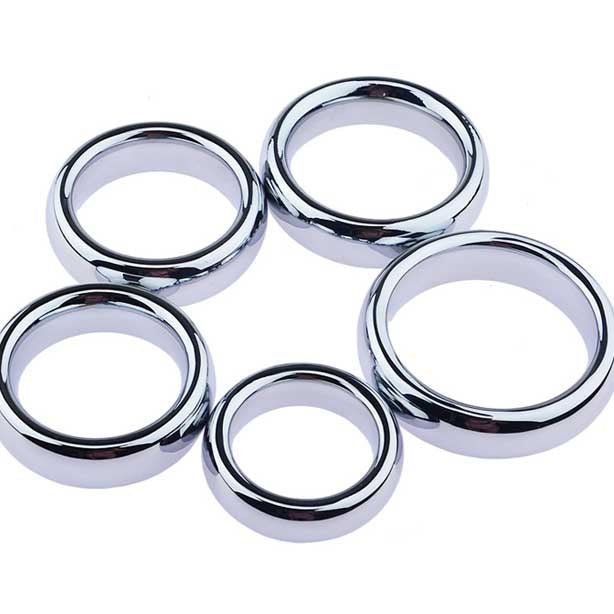 Weighted Metal Thick Cock Ring - Tarisss Sex Toy Store