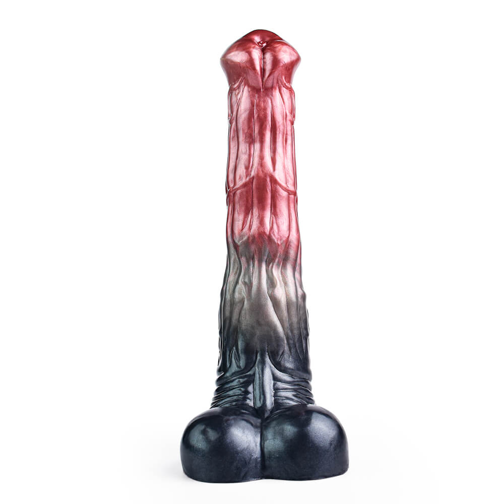 Xanthos 10 Inch Silicone Horse Dildo with Balls - Tarisss Sex Toy Store